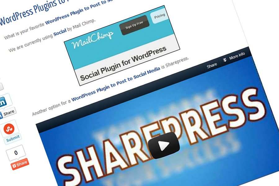 WordPress Plugins to Post to Social Media